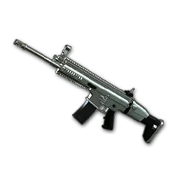 Skin armes Weapon skin Raider Silver Plate SCARL