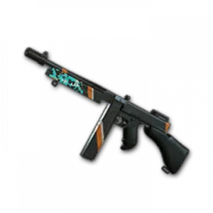 Skin d’arme: Turquoise Delight – Tommy Gun