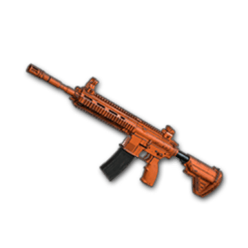 Skin d'arme: Rugged (Orange) - M416 - Découvrez le monde de PUBG