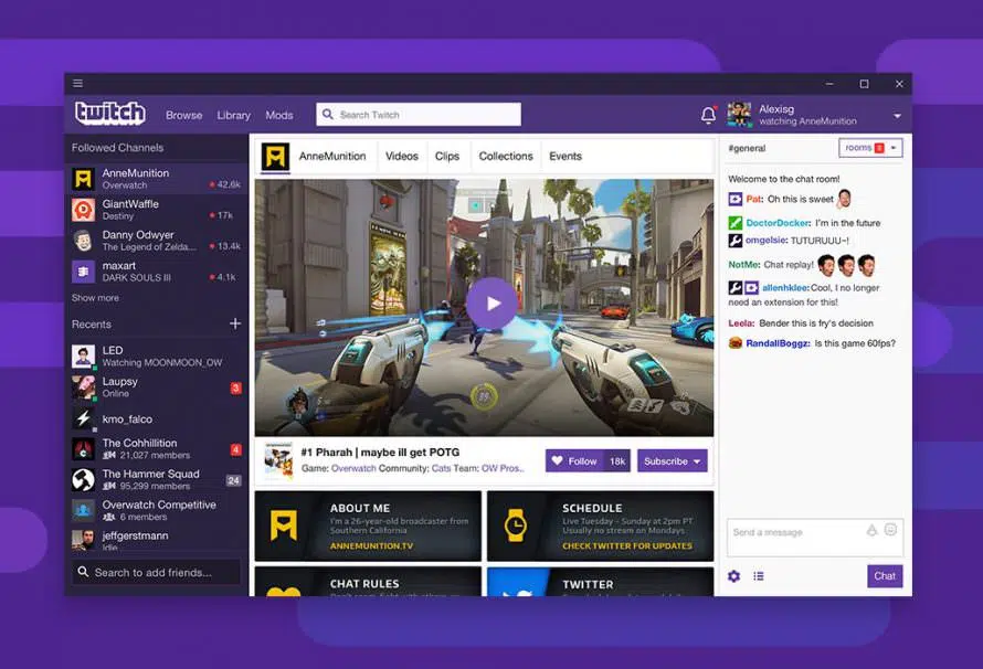 Twitch: L’application de bureau est officiellement disponible