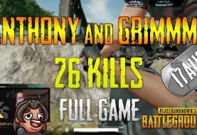 PUBG | Anthony and Grimmmz - 26 Kills | Aug 17 | Full game