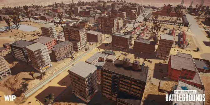 PUBG ville desert