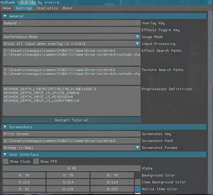 PUBG: Comment embellir votre jeu avec Reshade 5 reshade 2 parametre fonctionnement