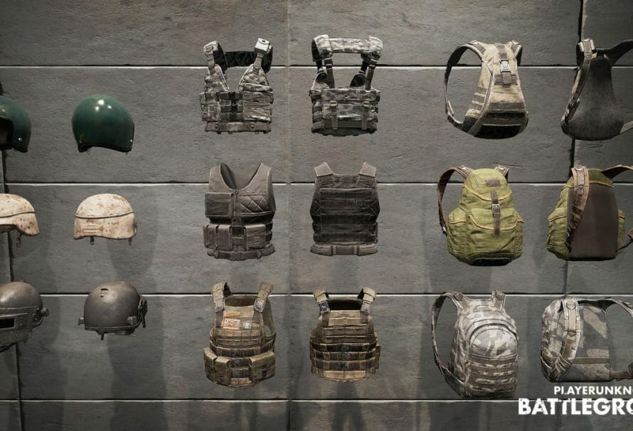 Les Equipements de protection dans PUBG