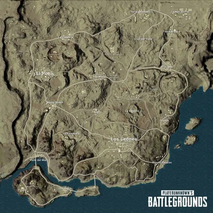 Map Miramar: La carte dans le désert 2 carte dans le desert miramar
