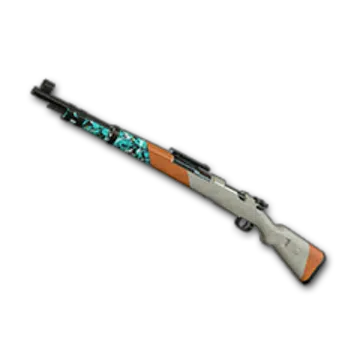 Skin arme Weapon skin Raider Turquoise Delight Kar98k