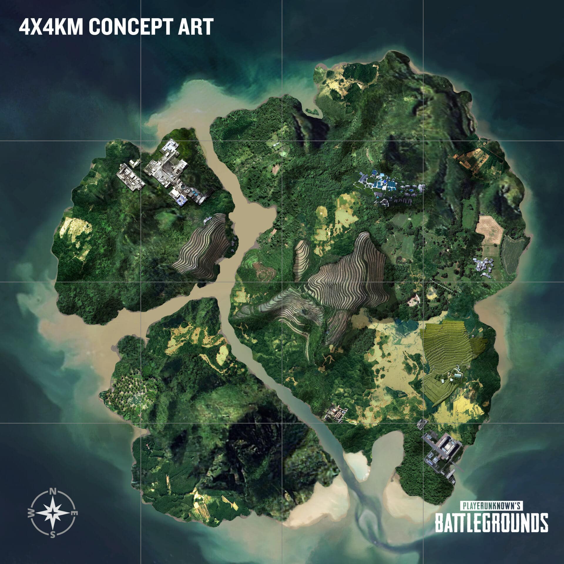 nouvelle map pubg 4x4 ile