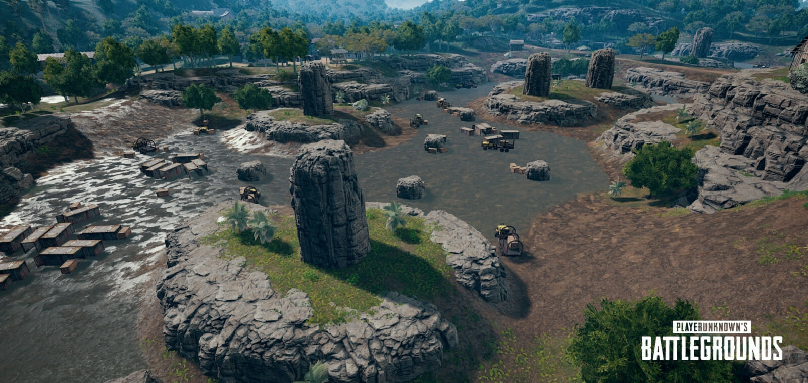 image de la nouvelle map pubg dans la jungle savage2