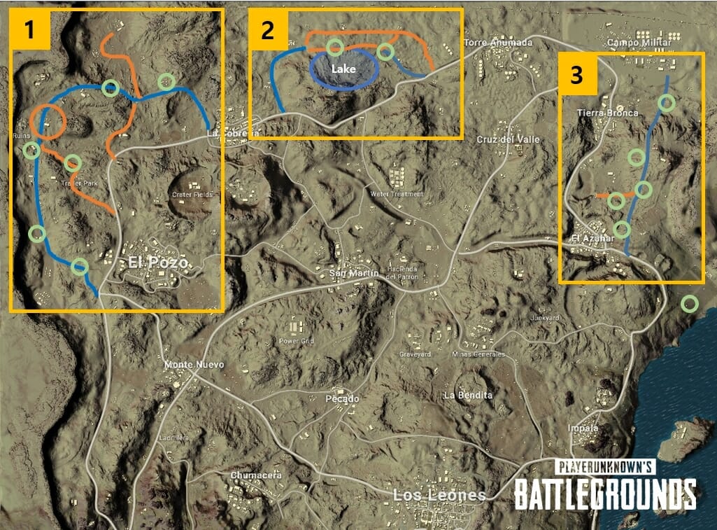 modification de la map miramar la carte dans le desert de pubg