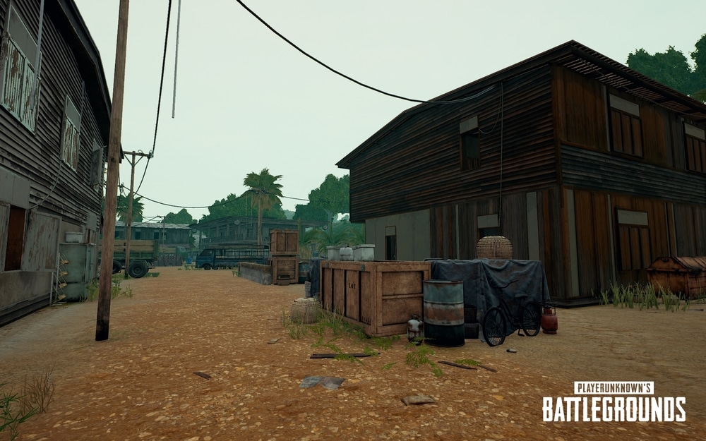 Marché abandonné sur Sanhok