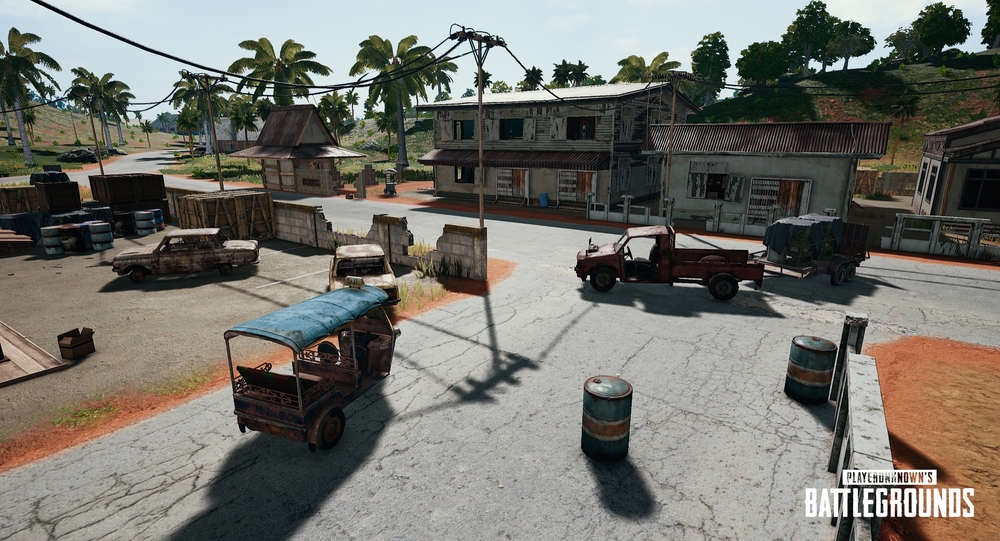 Roads – Certaines zones de Sanhok bénéficient maintenant de vieilles routes bétonnée : utilisez-les pour devancer la zone bleue, mais attention aux campeurs !