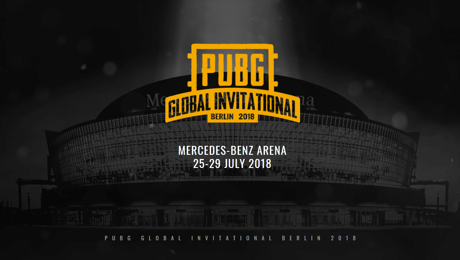 pubg global invitationnal 2018 berlin mercedes benz arena
