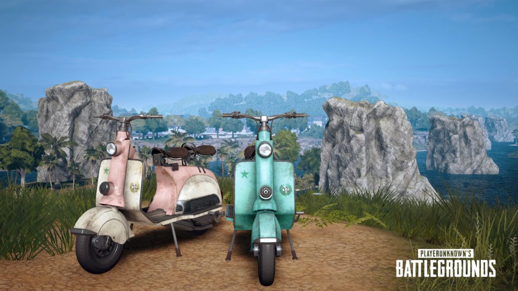 Nouveau véhicule sur PUBG , le scooter