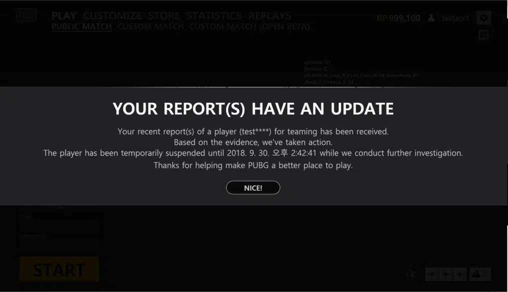 PUBG PC Mise à jour #20: Nouvelle arme et véhicule, arrivée de FIX PUBG 6 report progress
