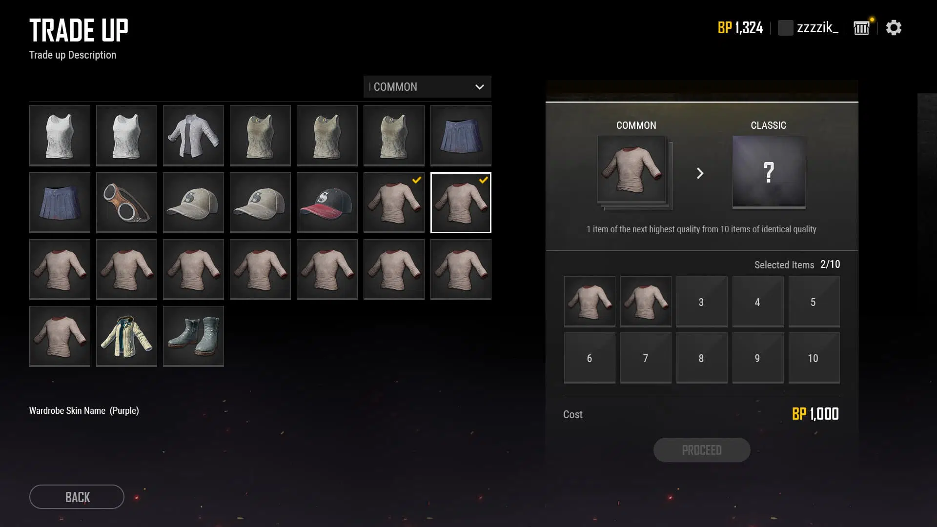 PUBG PC Update #22: un Système de classement, un sélecteur de cartes, ... 5 Aperçu du système d’échange de skin