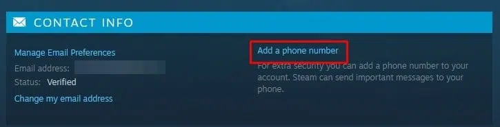 TUTO: Comment protéger son compte STEAM ! 4 adding phone number