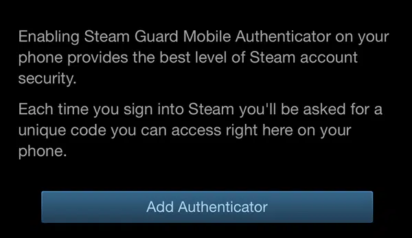 TUTO: Comment protéger son compte STEAM ! 9 authenticator button