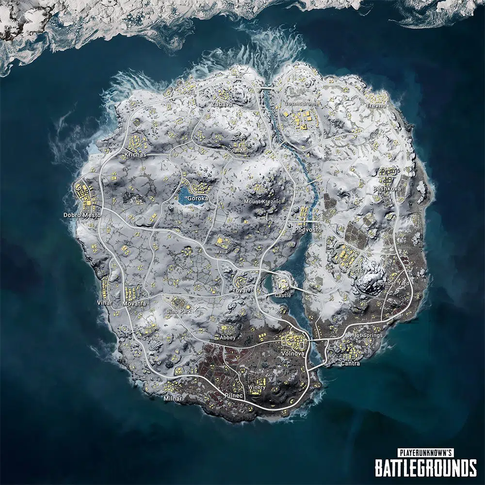 PUBG PC Update #24: Patch note, nouvelle arme, map , etc 1 map vikendi nom de code dihor otok