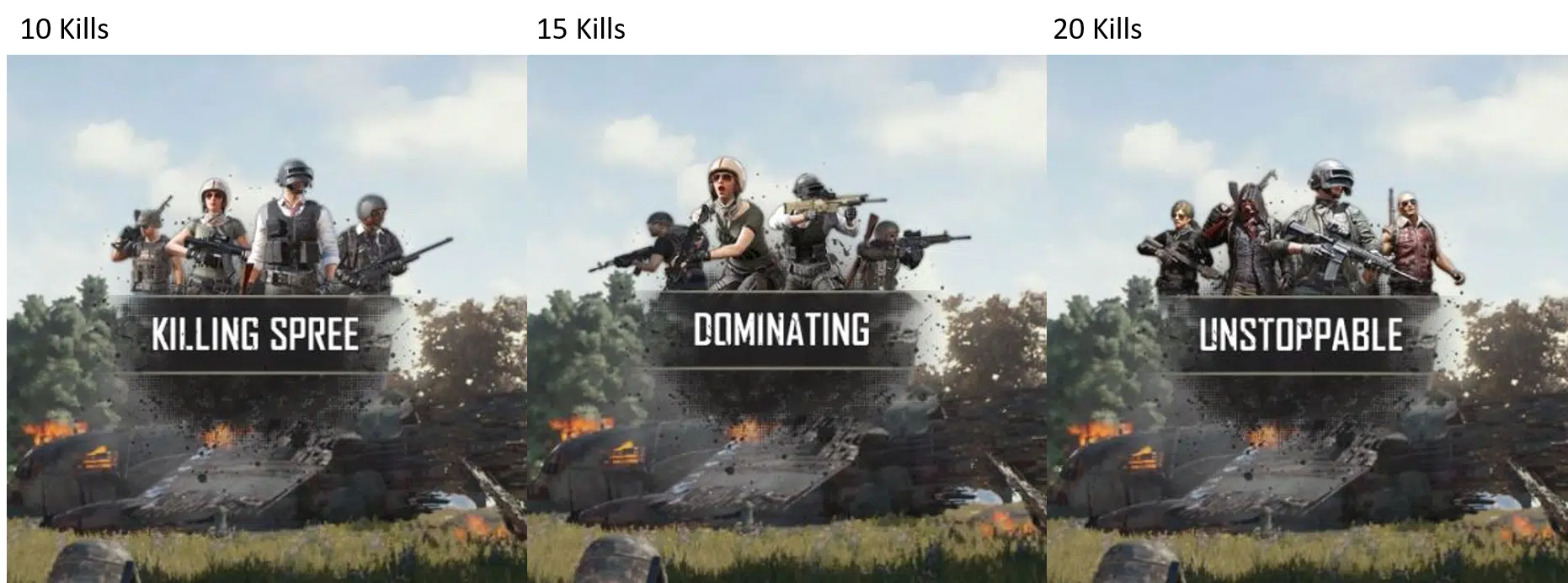 PUBG PC UPDATE #28 : Maîtrises d'armes, médailles, ajustements d'Erangel, ... 5 Amélioration des messages de frag