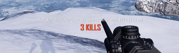 Mise à jour #30 - Matériel de survie, Deagle, BRDM-2, jerrycan amélioré, et bien plus encore... 8 La distance vous séparant de l’ennemi tué s’affiche désormais dans le message de frag qui apparaît au milieu de l’écran.