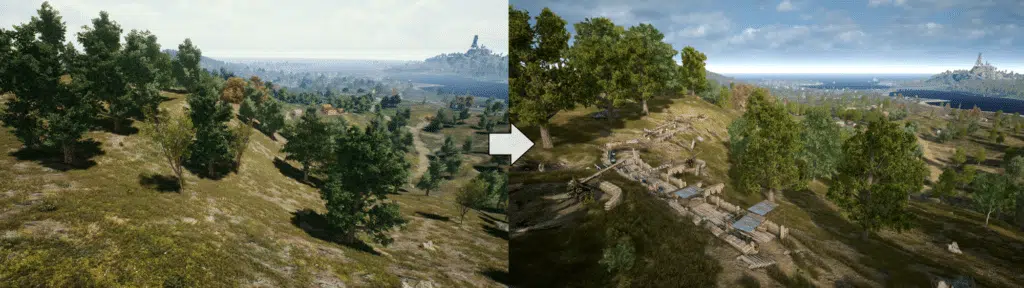 PC Update 4.1: Rééquilibrages divers, mise à jour d'Erangel, UI, corrections de bug et bien plus ! 8 map6trench 1