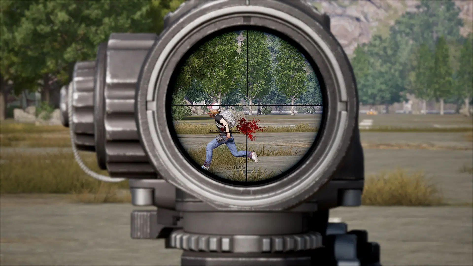 Blood red scope