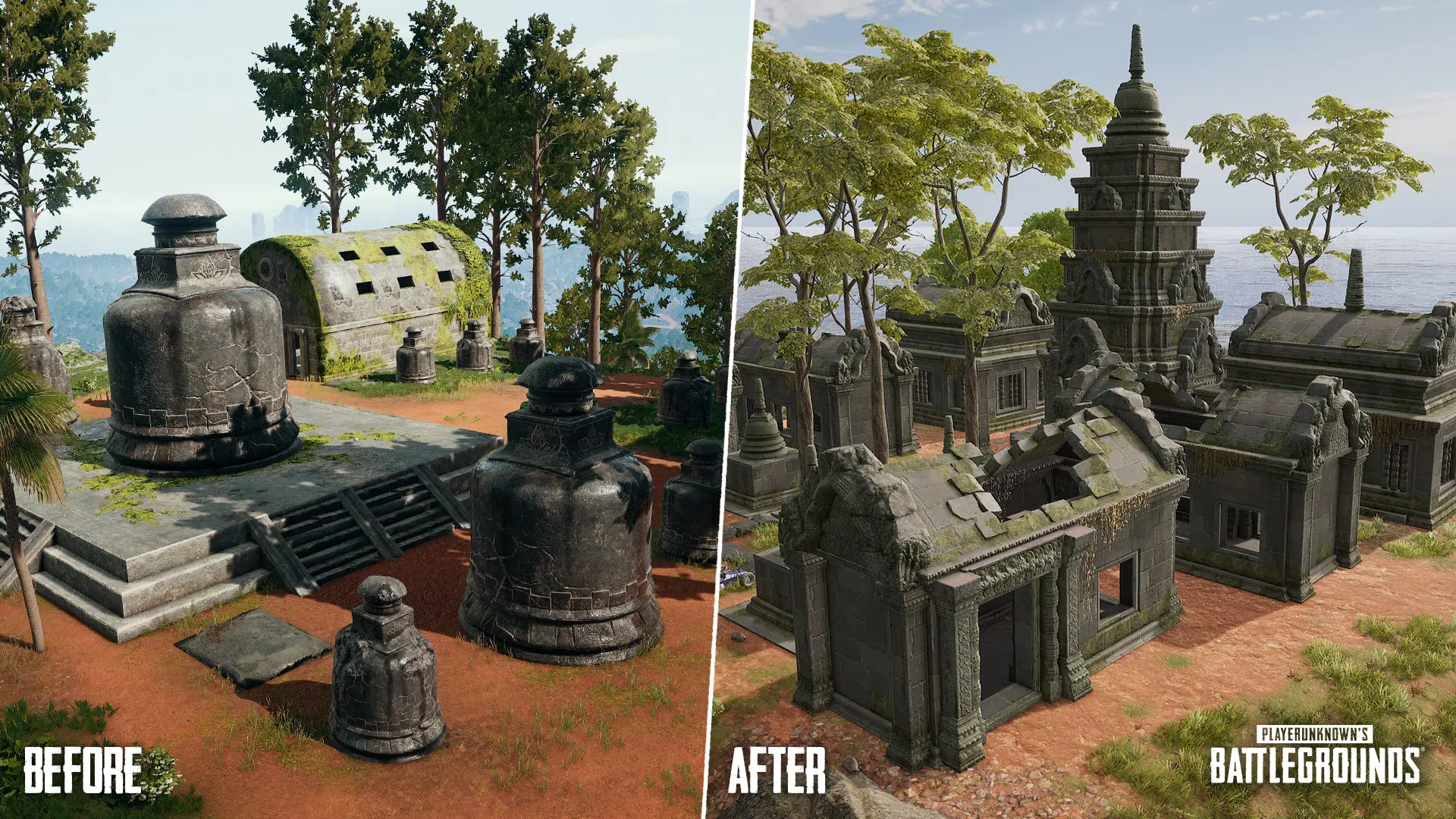 PC Update 8.1 - Patch Notes 6 montagne avant apres sanhok 2020