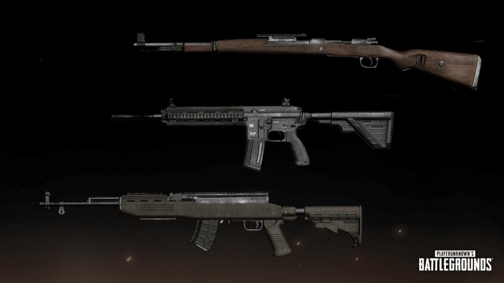 PUBG Patch 8.2 Nouvelle texture pour le: M416 SKS Kar98 