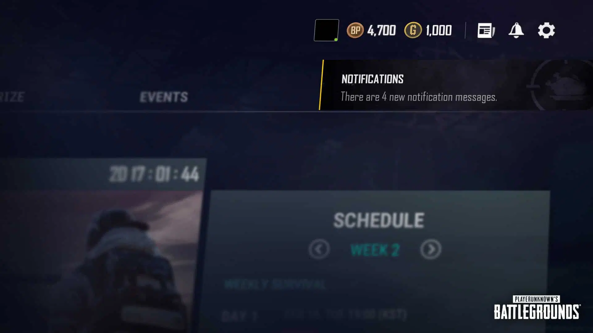 PUBG PC Update 10.2 - Patch Notes 10 Système de notification