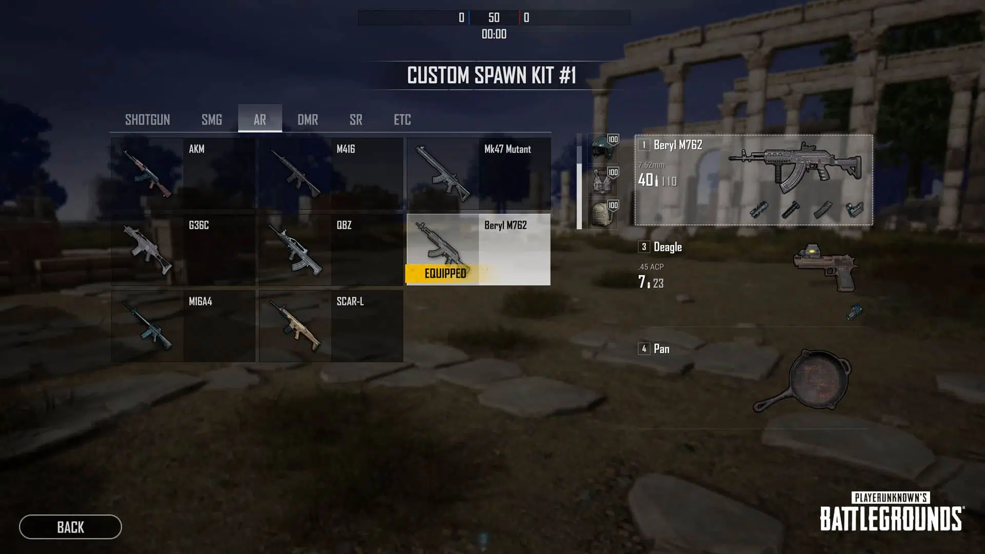 PUBG PC Update 10.1 - Patch Notes 23 Team Deathmatch spawn kit