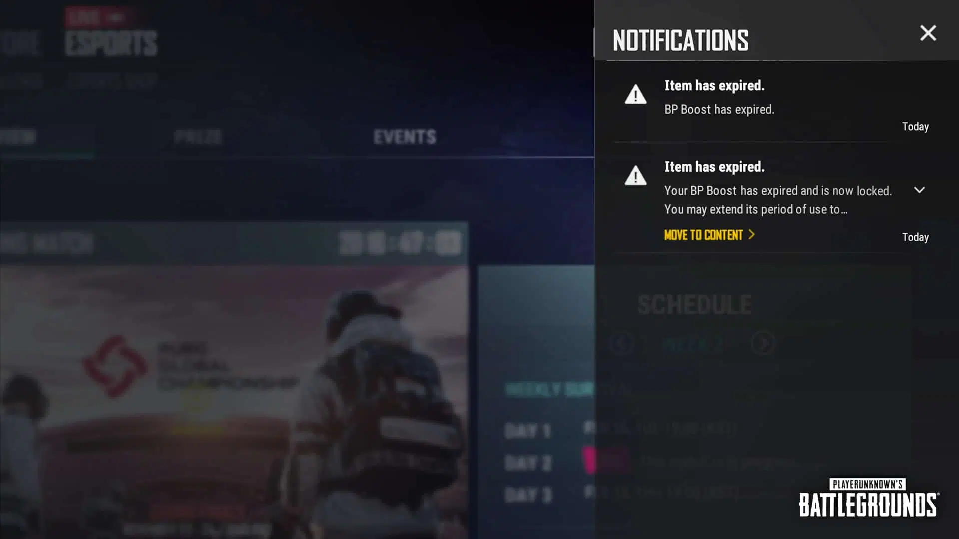 PUBG PC Update 10.2 - Patch Notes 11 systeme de notification pubg